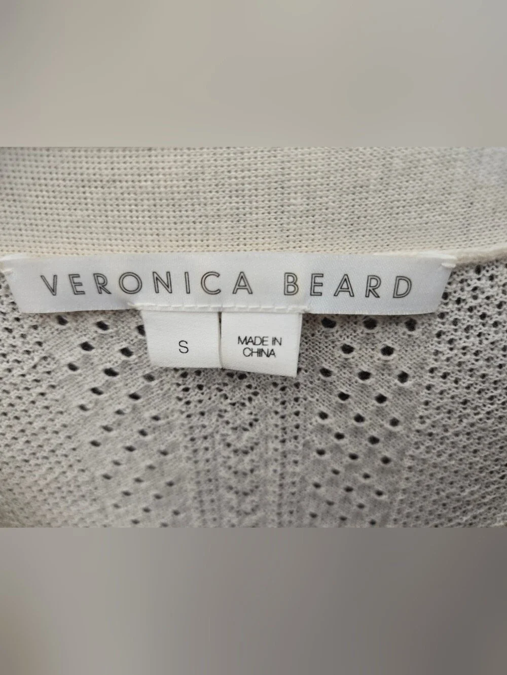 Veronica Beard Kirka Henley Pullover Puff Sleeve‎ Button Sweater SIZE SMALL